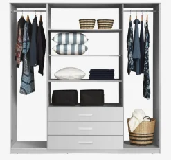 VELLERUPArmoire VELLERUP 200x200 combi blanc