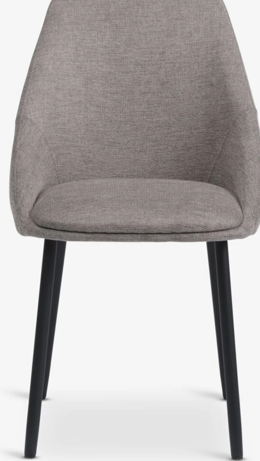 VELLEVChaise VELLEV tissu sable/noir