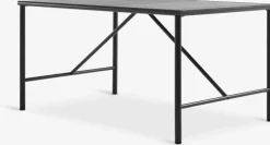 VIERLITable de jardin VIERLI l90xL149 noir