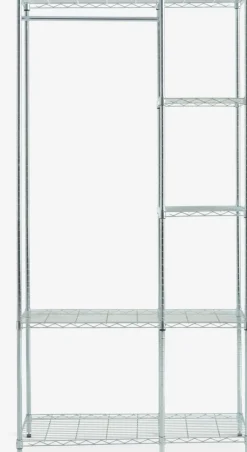 VINDINGEMeuble d'entrée VINDINGE 4 tablettes chrome