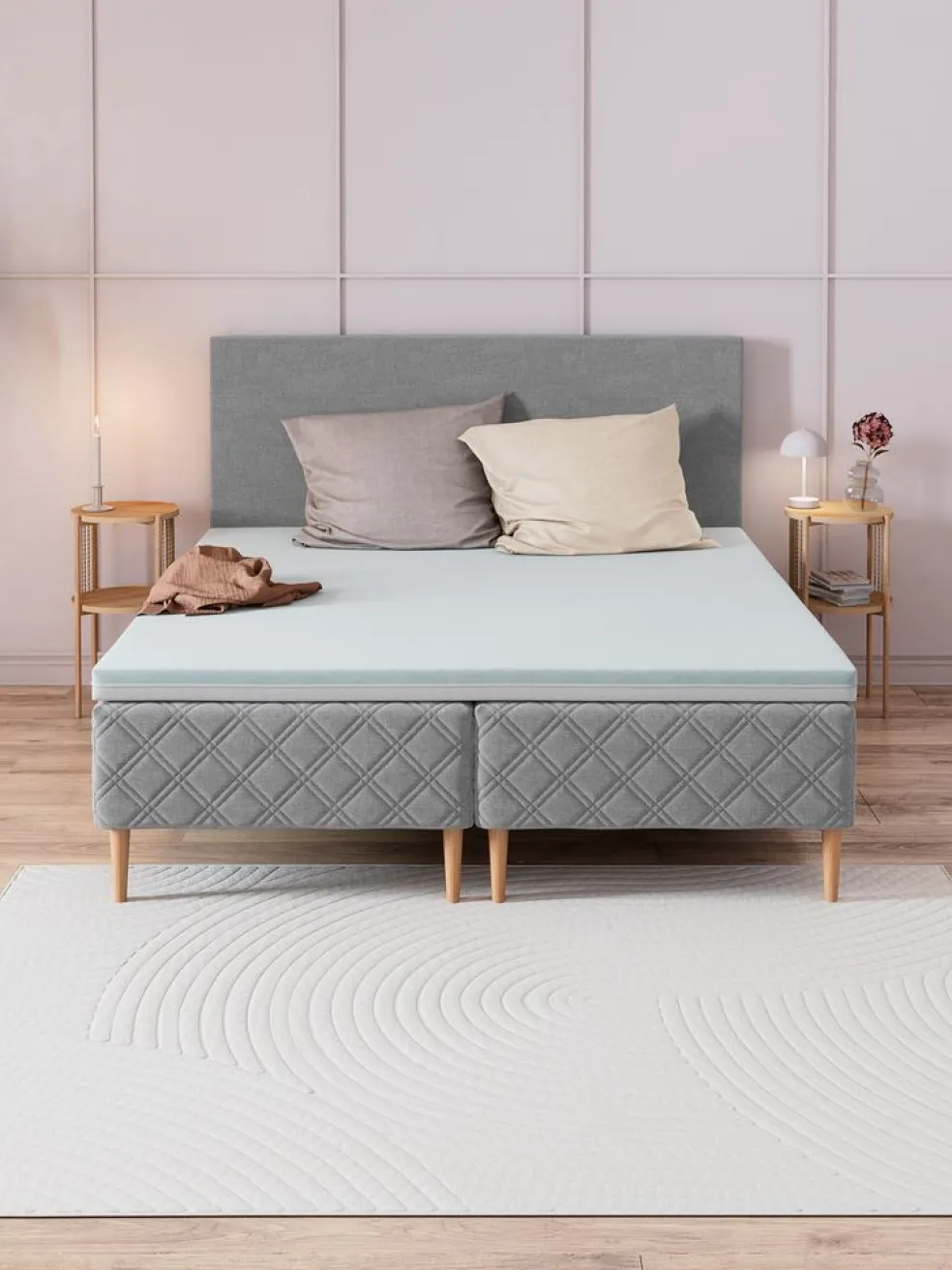 WELLPUR BOKSELVIGoldSurmatelas 160x200cm WELLPUR BOKSELVI blanc
