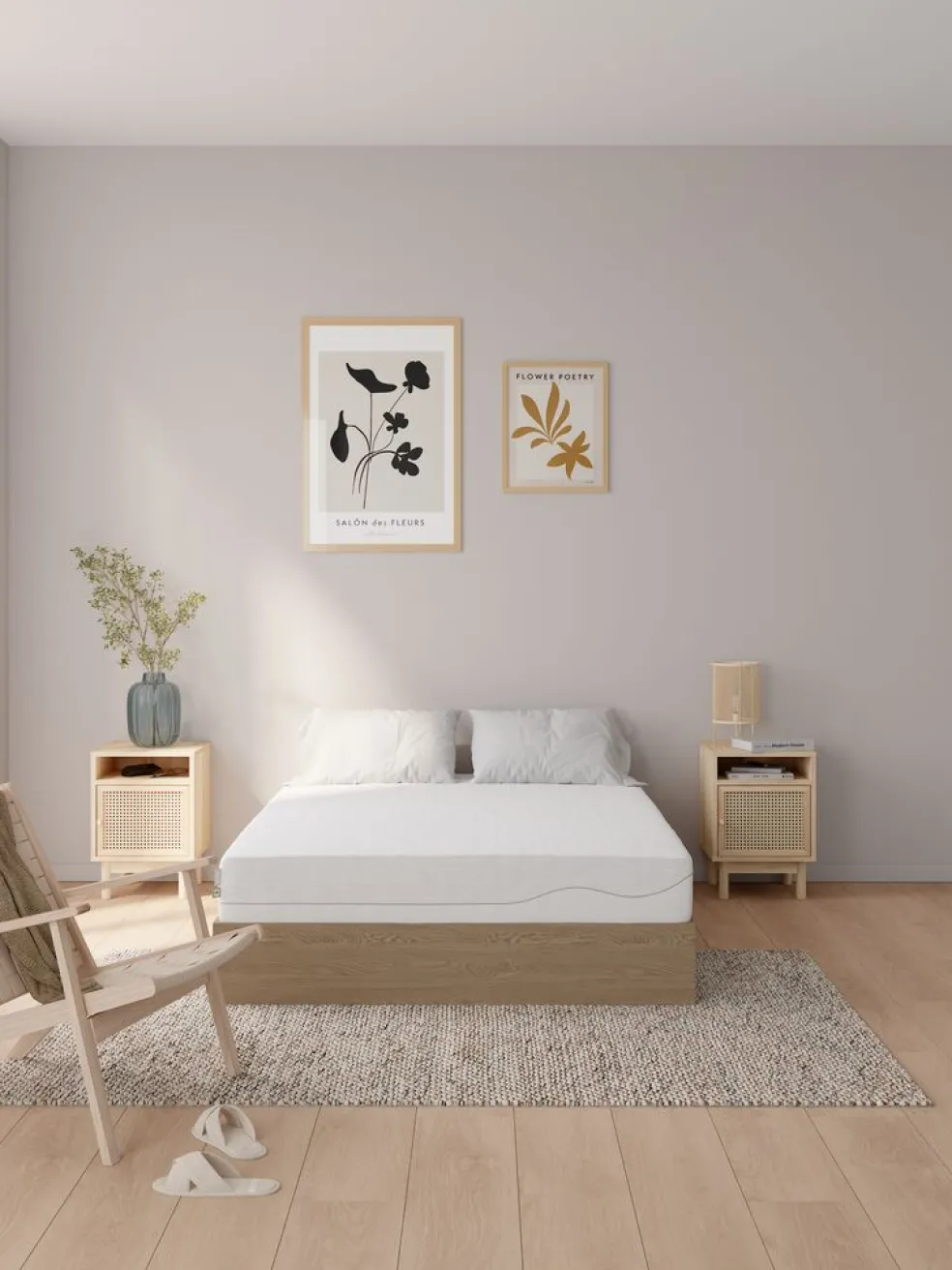 WELLPUR KVITAGoldMatelas en mousse 140x190cm WELLPUR KVITA Ferme
