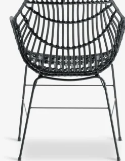 YPNASTED + ILDERHUSEYPNASTED L215 table naturel + 4 ILDERHUSE chaises noir
