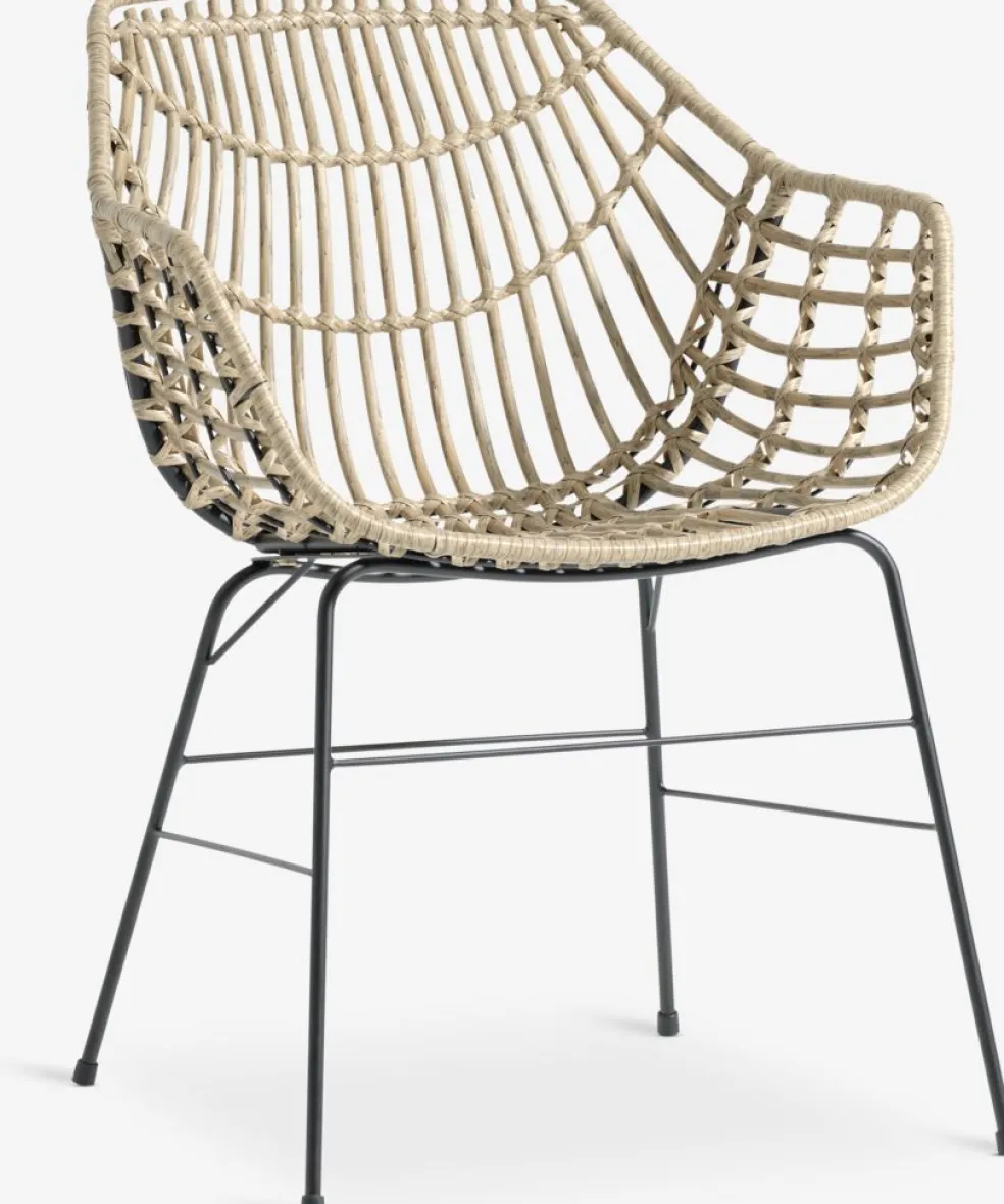 YPNASTED + ILDERHUSEYPNASTED L215 table + 4 ILDERHUSE chaises naturel